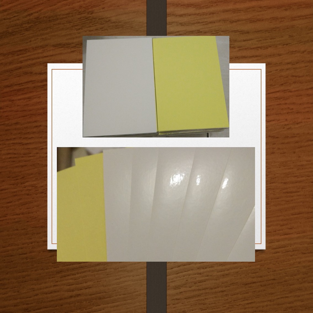 

Kertas stiker chromo/glossy LINTEC A6 (10,5 x 14,8)cm - chromo lintec
