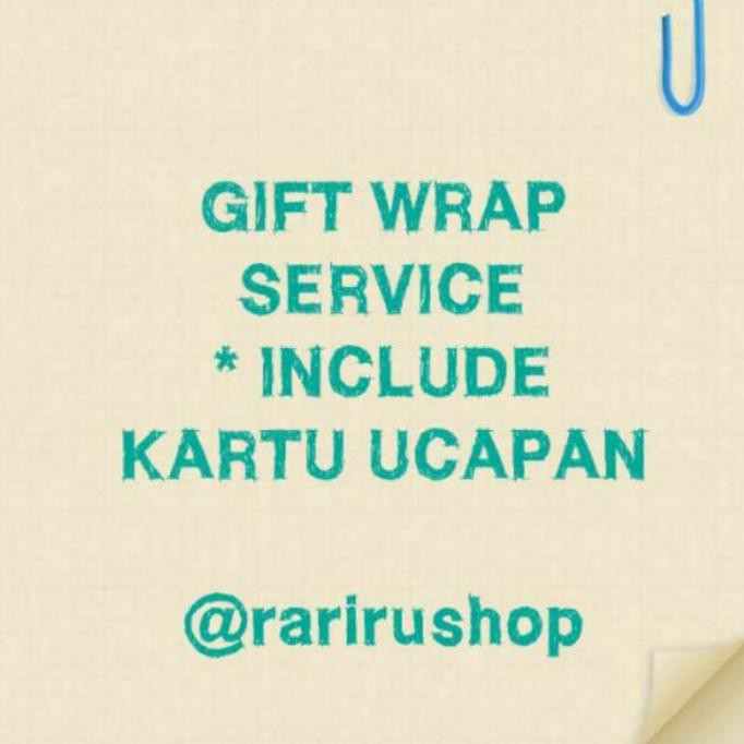 

Gift Wrap Premium Service Bungkus Kado