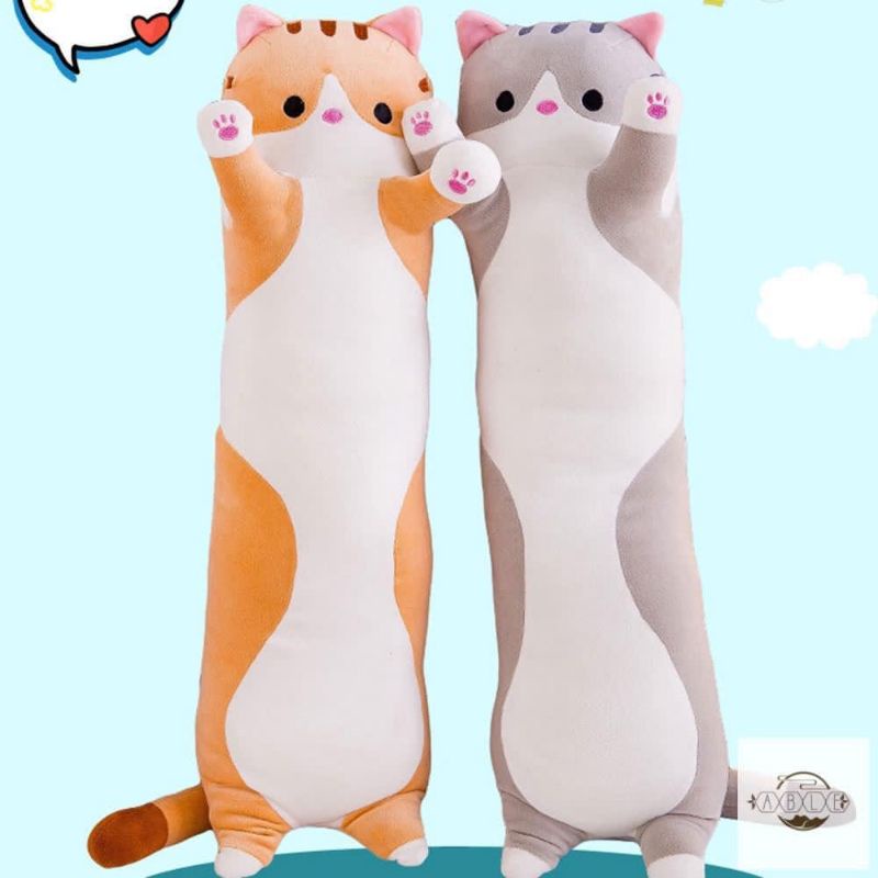 boneka guling kucing hadiah anak anak / guling kucing murah promo