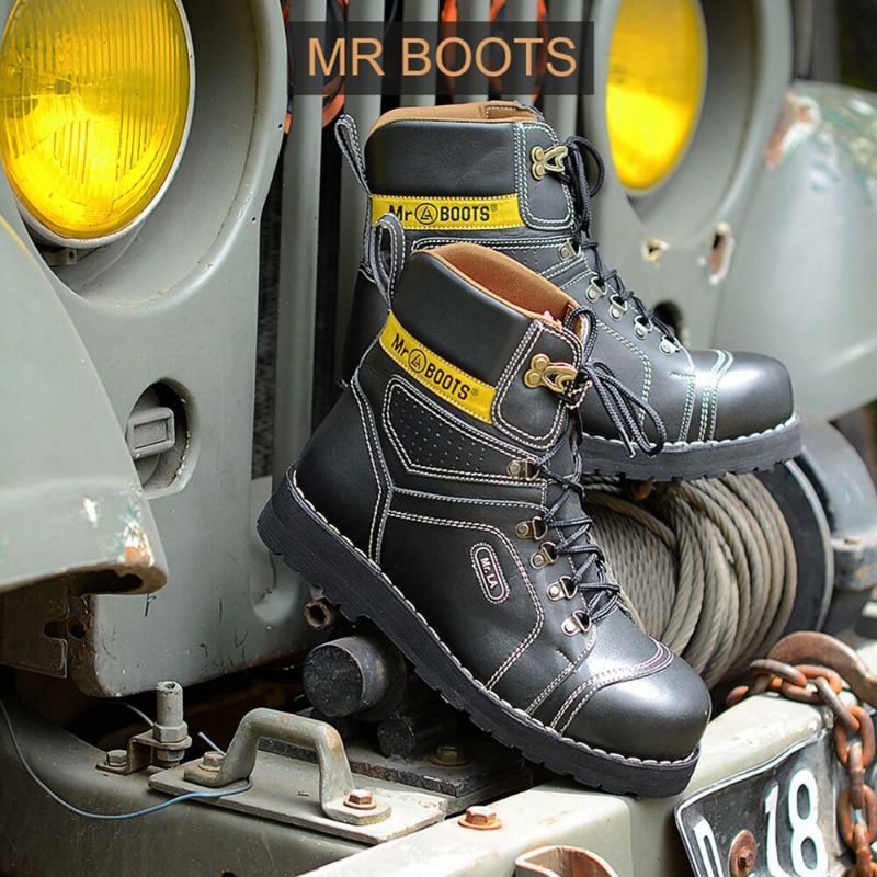 MR BOOT SEPATU KULIT ASLI BOOT SPESIAL KULIT