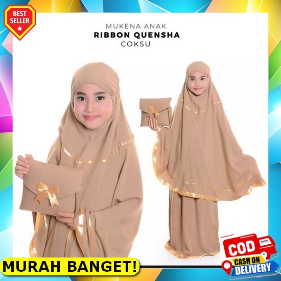 Mukena Anak Perempuan Bahan Rayon Premium Usia 12 Tahun 11 Tahun 10 Tahun 9 Tahun Mukena Anak Anak A