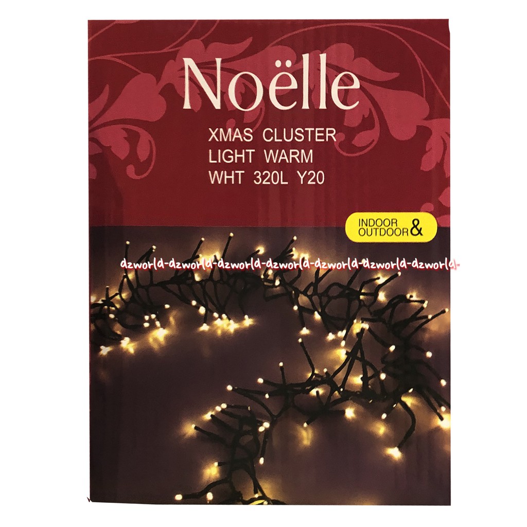 Noelle Xmas Cluster Light Warm White 320L Lampu Natal Putih Indoor