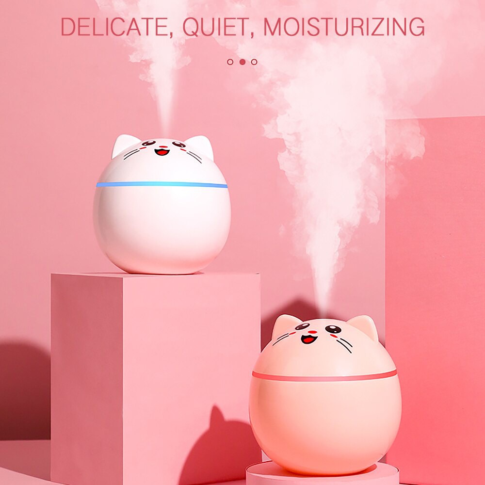 Kucing Humidifier 300ML Purifier Diffuser Portable / Aroma Terapi Aromatherapy Essential oil