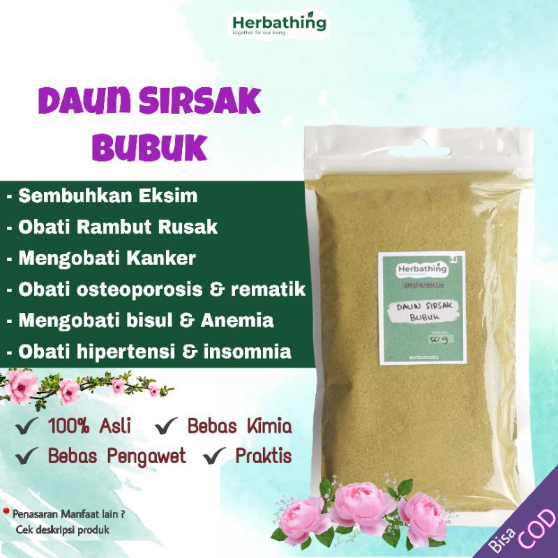

Daun Sirsak Bubuk Asli 100% | Bubuk Daun Sirsak | Daun Sirsak Instan | Wedang Daun Sirsak