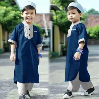  BAJU  KOKO ANAK  LAKI  LAKI  STELAN KOKO PAKISTAN ANAK  LAKI  