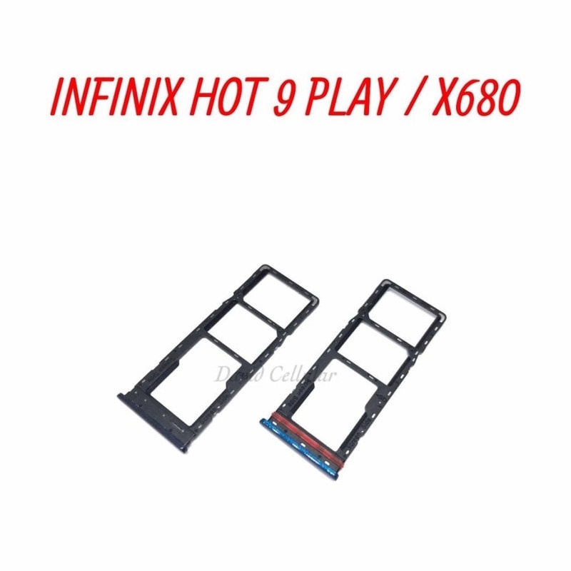 Slot Tempat Dudukan Simcard Simtray Sim Tray Card Lock Infinix Hot 9 Play X680