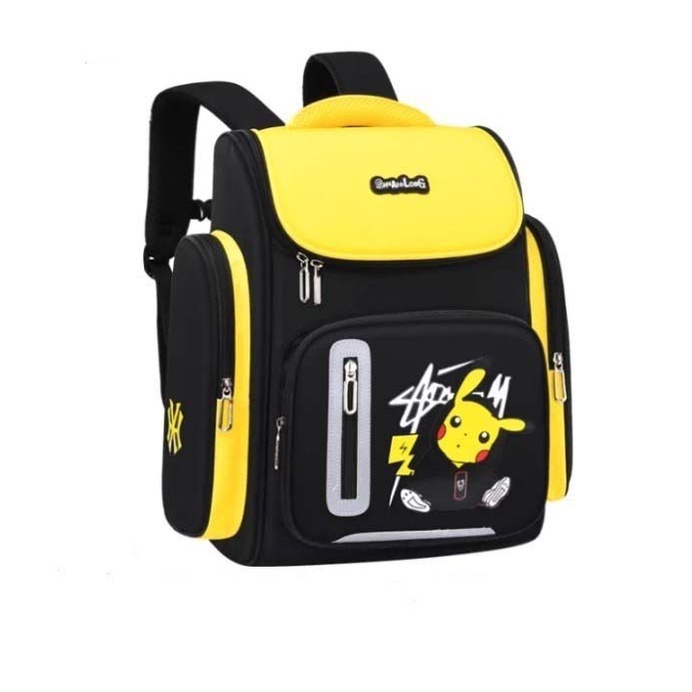 ARISTA POKEMON PIKACU Tas Ransel sekolah Backpack Tas Sekolah untuk Anak Laki-laki perempuan sd smp sma kuliah kerja