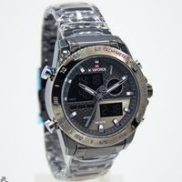JAM PRIA NAVIFORCE NF9171 DOUBLE TIME ORIGINAL ANTI AIR (ADA 5 WARNA) - 1. BLACK