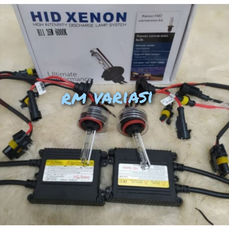 lampu mobil  hid xenon H11 35 wat 6000k