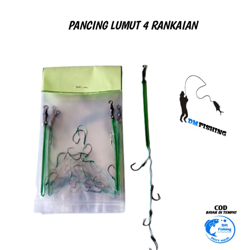 PANCING LUMUT RANGKAIAN 4 KAIL termurah, harga promo