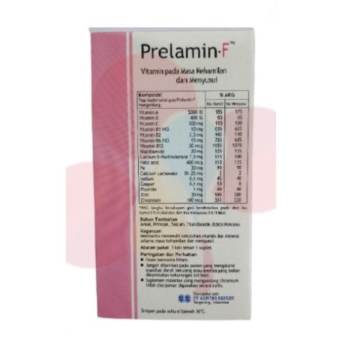 Prelamin-f isi 30 tablet