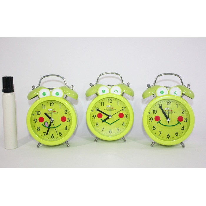 JAM WEKER KRING 4 inch FULL BODY BESI - TWINBELL ALARM CLOCK KEROPPI