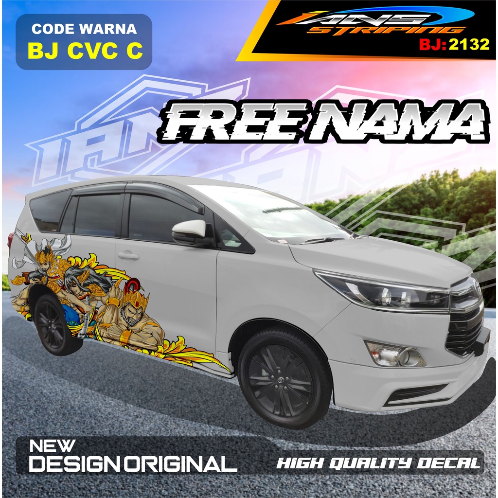 VARIASI MOBIL INNOVA REBORN / VARIASI STICKER MOBIL AVANZA  / STIKER MOBIL XENIA / DECAL STIKER MOBIL PAJERO SPORT