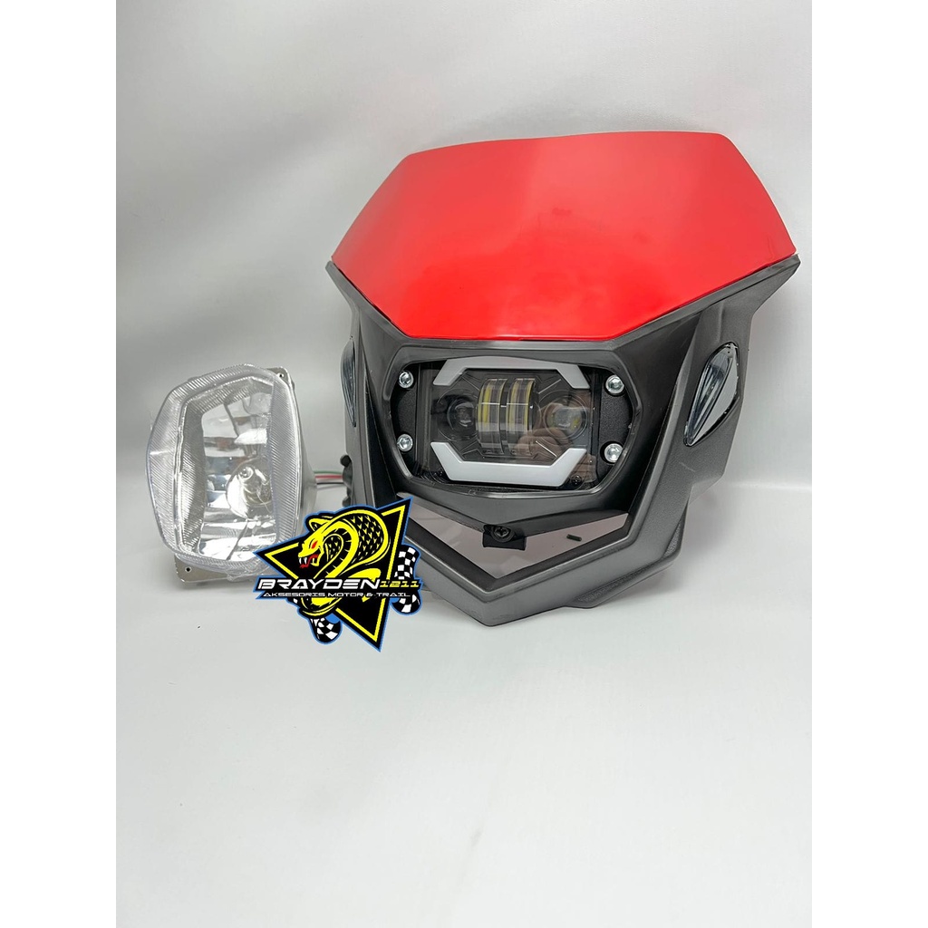 Headlamp reflektor polisport polysport klx 150 crf 150 L batok lampu depan klx BF Dtracker wr155 trail