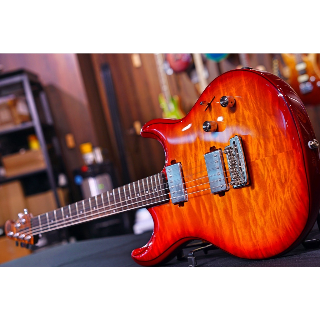 Ernie Ball Music Man Luke III HH - Cherry Burst Quilt G98322