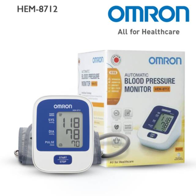 Tensimeter Digital OMRON Automatic Blood Pressure Monitor HEM-8712 BASIC | Original | Alat Ukur Tekanan Darah