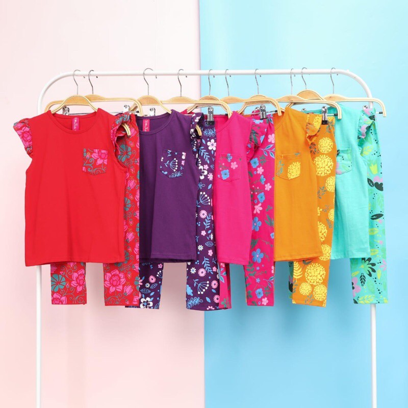 SETELAN ANAK PEREMPUAN FLOWKIDS FLOWER SERIES
