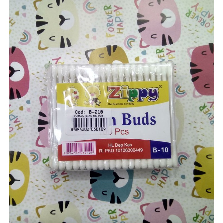 Zippy Cotton Buds isi 100pcs (B-10)