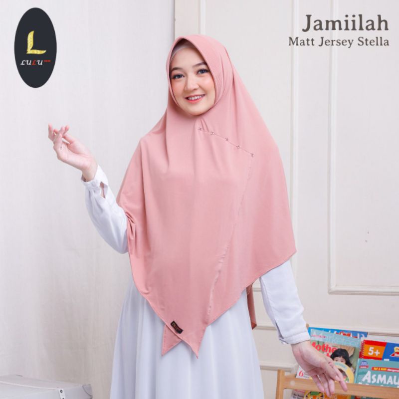 [Original Lulu]JAMIILAH••hijab instan bergo pet•• jersey stella