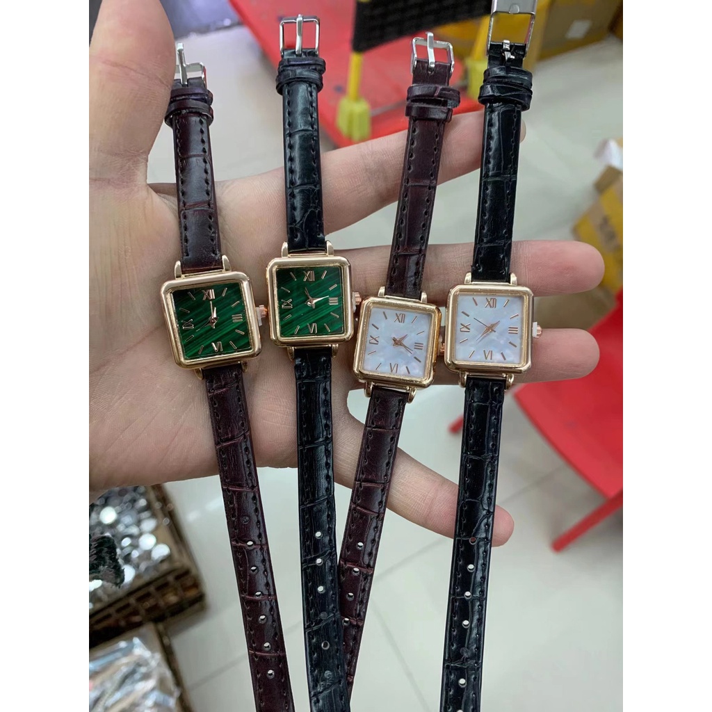 Jam Tangan Wanita A0186 Fashion Small Square Watch