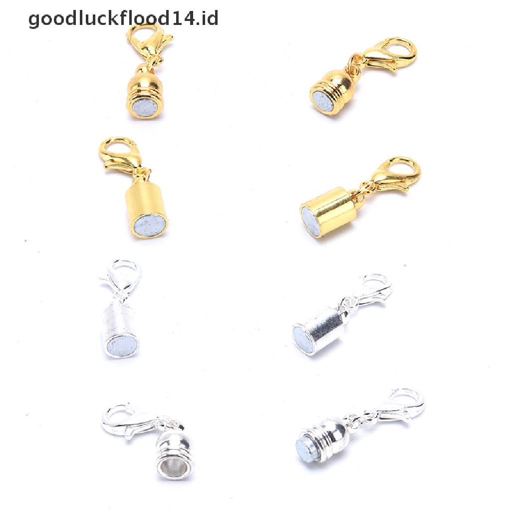 [OOID] 10pcs/lot Lobster Clasp Magnetic Hooks Jewelry Making DIY Handmade Accessories ID