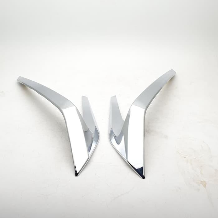 COVER TUTUP GARNIS LIS ALIS LAMPU DEPAN VARIO 2018 KEYLESS CHROME