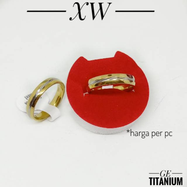 Cincin titanium mixcolor RGN25