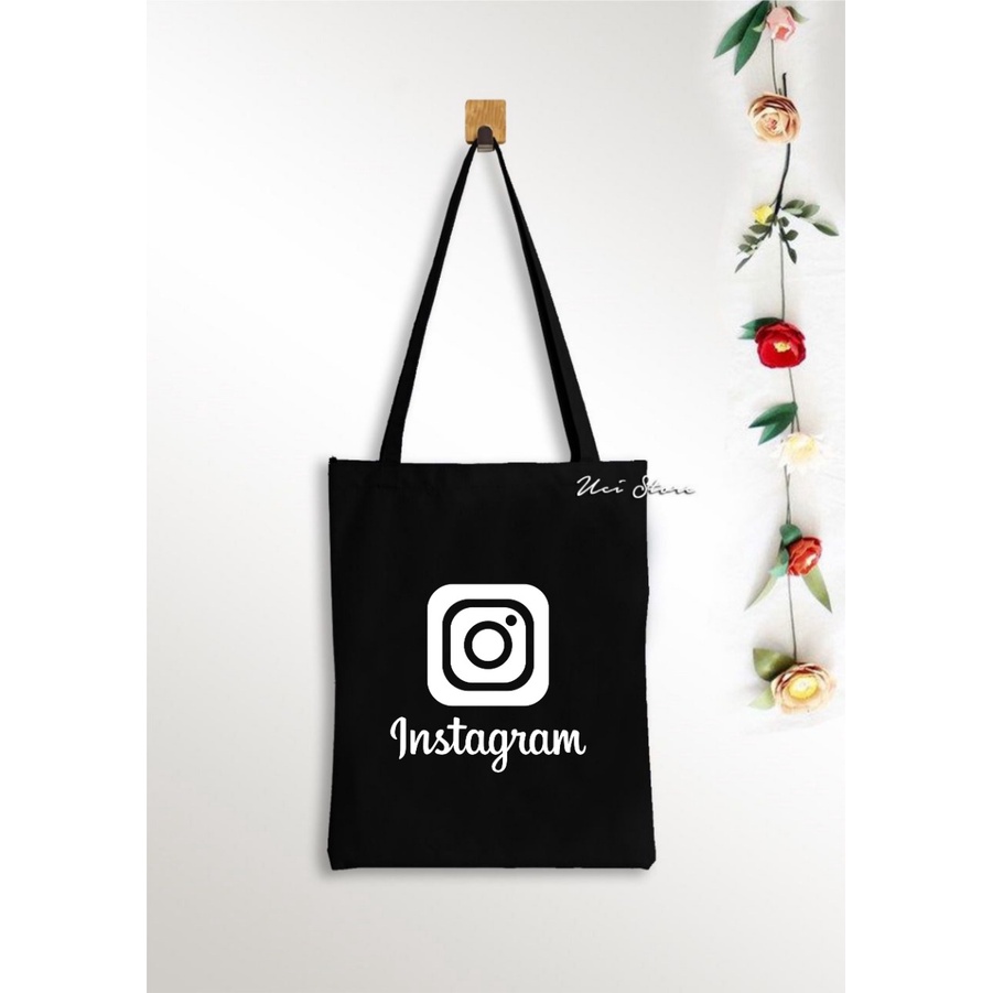 ( PAKAI RESLETING) Tote bag wanita instagram varian warna ( Toko Uci)