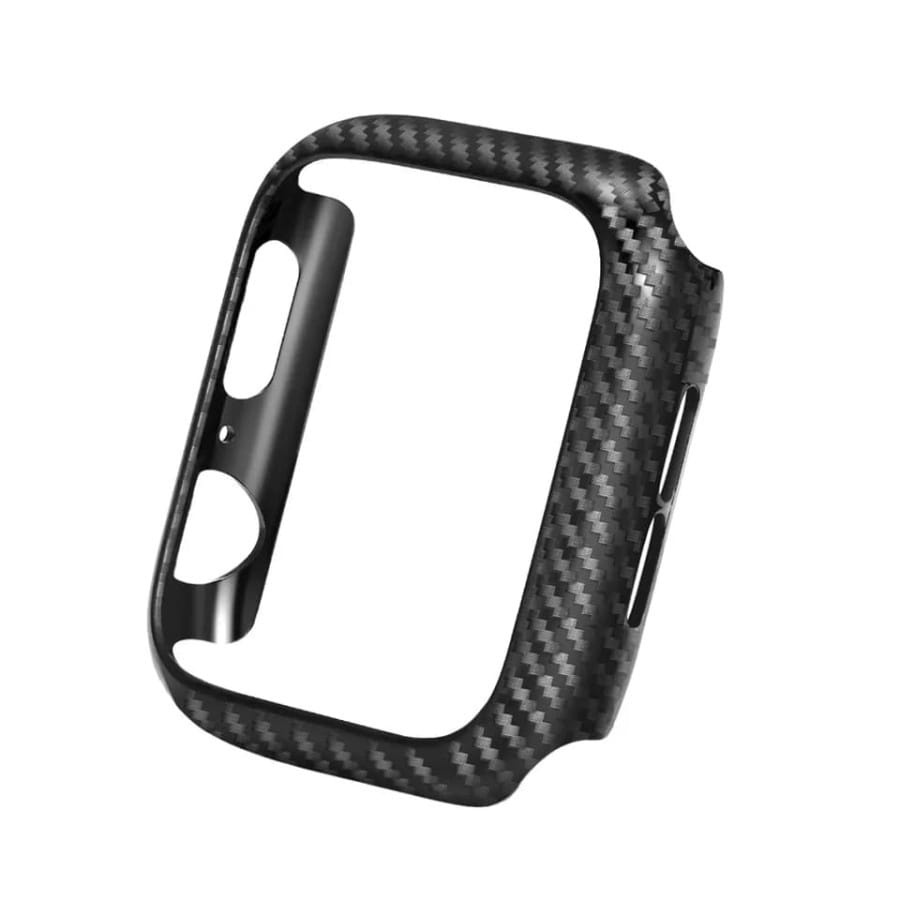 CARBON BUMPER  WATCH - HARD CASE - FOR APPLE WATCH 1 2 3 4 5 6 - UKURAN 38 40 42 44 MM