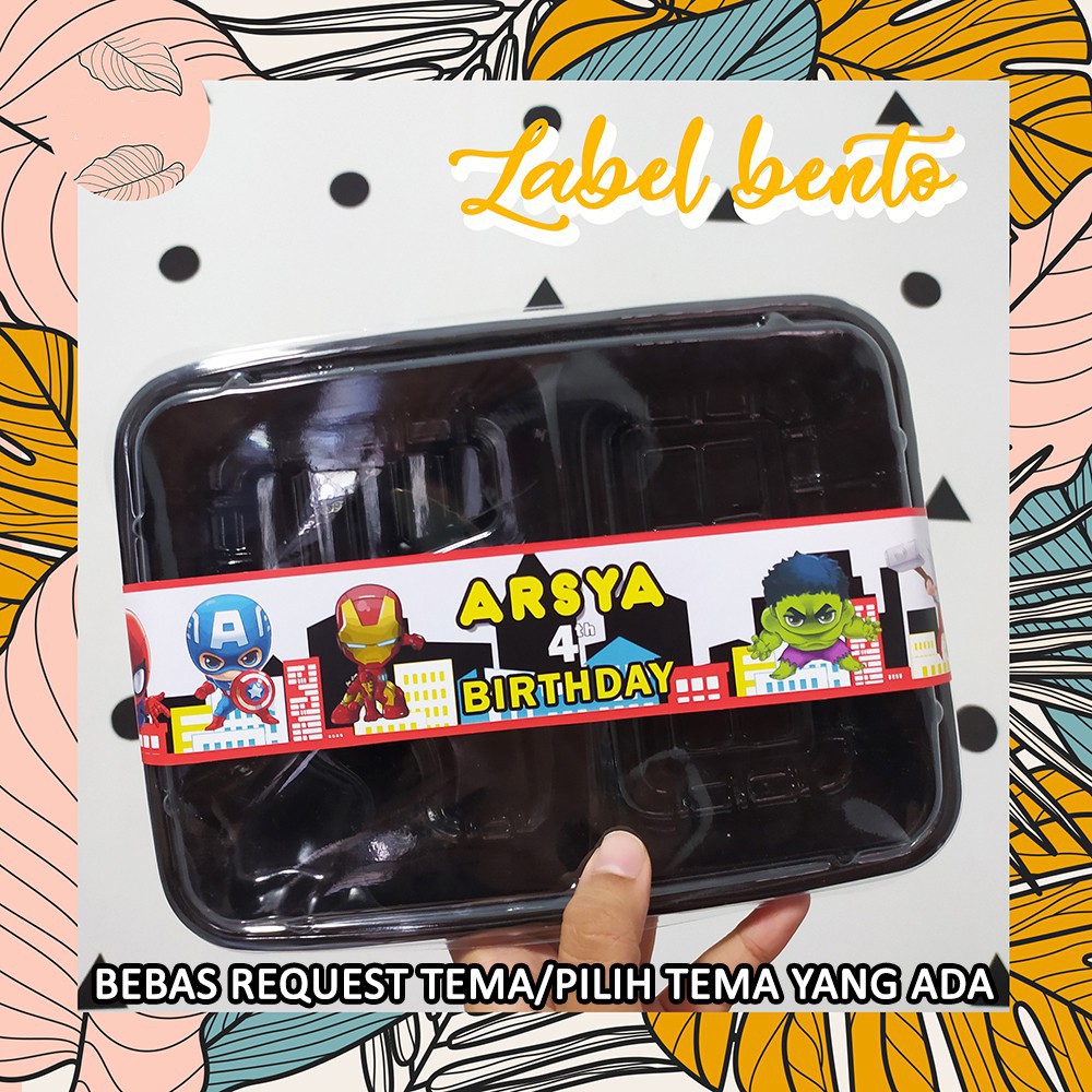 

LABEL KOTAK BENTO LABEL AQIQAH LABEL NASI BENTO ULTAH MURAH