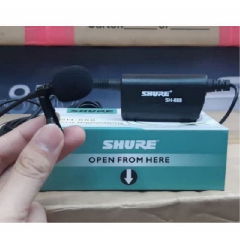 MIC JEPIT SHURE CONDENSER MICROPHONE SH 888