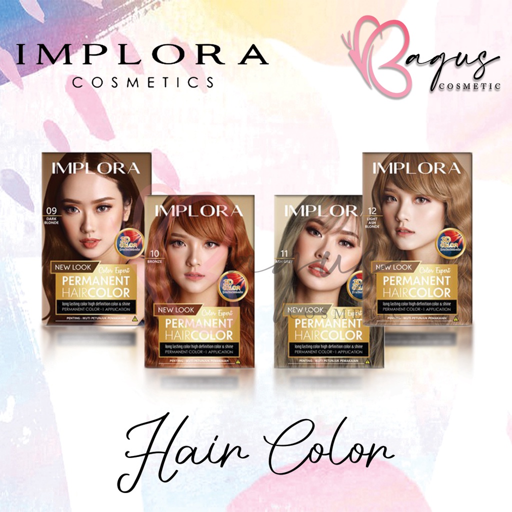 ⭐ BAGUS ⭐ IMPLORA PASTEL HAIR COLOR | Semir Rambut | Pewarna Rambut