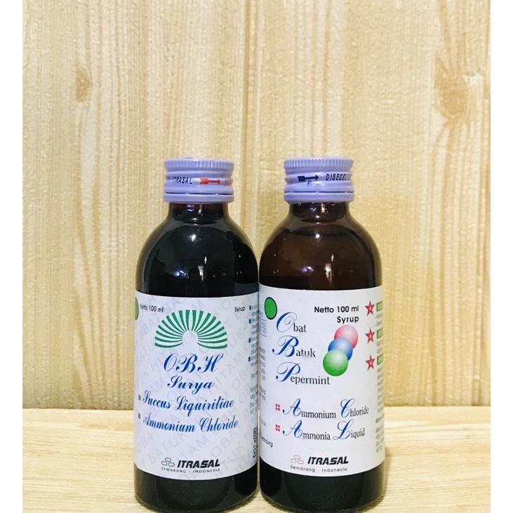 OBH (Obat Batuk Hitam) ITRASAL SIRUP 100 Ml | OBP (Obat Batuk Putih) ITRASAL SIRUP 100 Ml