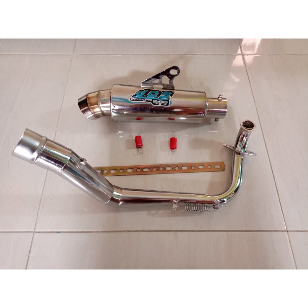 knalpot racing dos muffler beat fi beat karbu beat esp scoopy karbu scoopy fi vario 110 125 150 mio 
