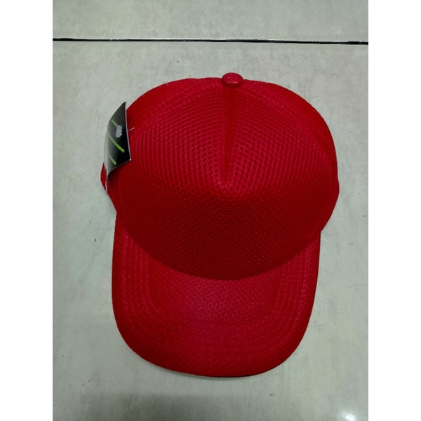 COD Topi DM Jala Polos / Topi Full Jaring Double Mess Polos / topi double mesh / topi militer / topi Satpam DM polos
