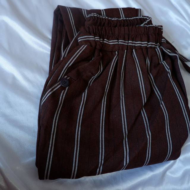BAGGY PANTS SEMI WOLL SALUR