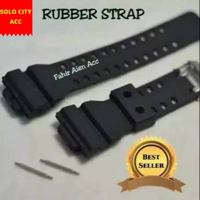STRAP TALI JAM CASIO G-SHOCK GA-8900 GA8900 RUBBER STRAP CASIO GA 8900 PREMIUM ORIGINAL OEM