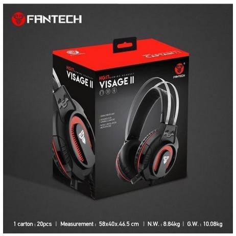 Fantech VISAGE II HG17s 3.5mm Headset Gaming with RGB Light Stereo Headphone