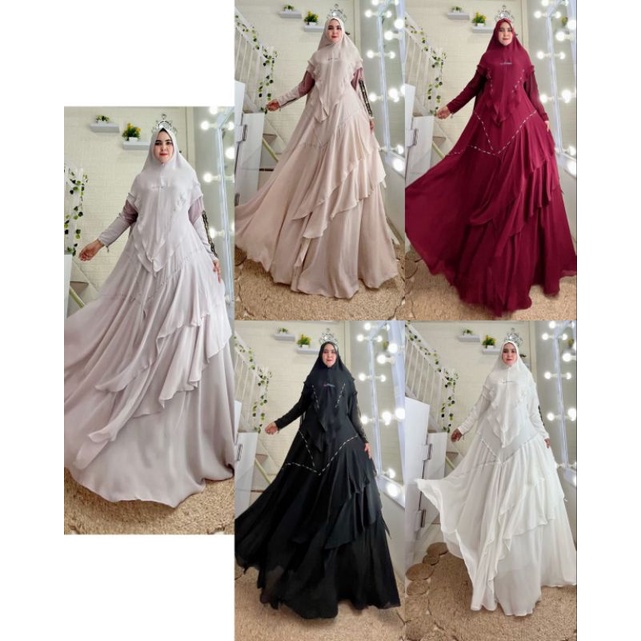DRESS ARSYA PREMIUM SET*By. YODIZEIN SYAR'I