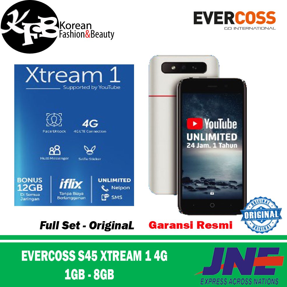 HP ANDROID EVERCOSS S45 XTREAM 1 4G LTE 1GB/8GB