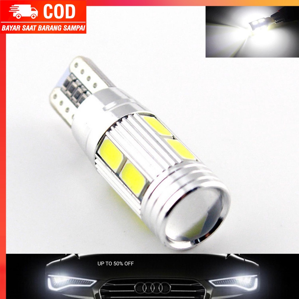 (100% BARANG ORI) MaxGTRS Lampu Fog Light Mobil LED H3 T10 SMD 5630 2PCS