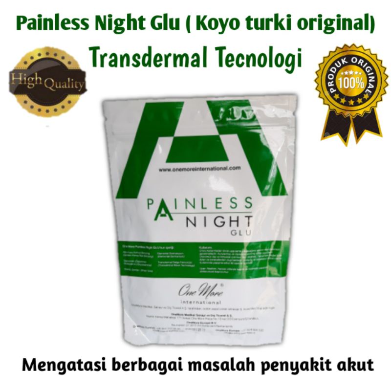 painless night glu,PAINLESS NIGHT GLU ONE MORE UNTUK PENYAKIT RINGAN MAUPUN AKUT,GEJALA COVID19