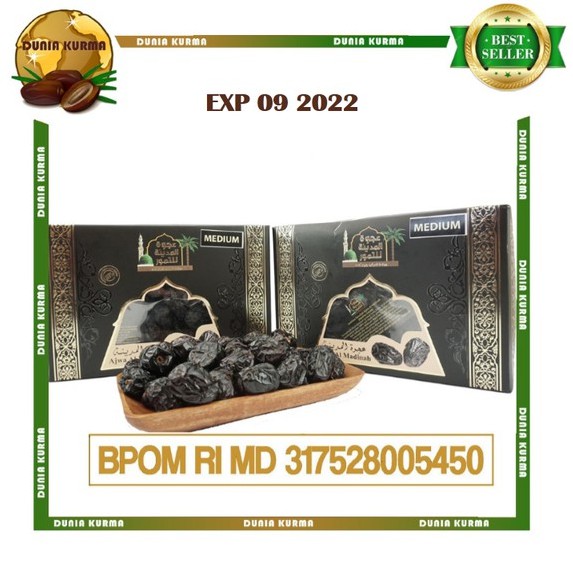 

KURMA AJWA MADINAH MEDIUM 1KG