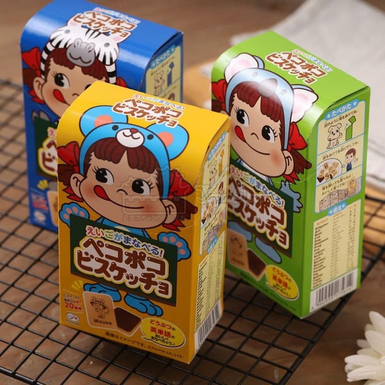 

Fujiya with Peko Poko Choco Biscuit / Biskuit Jepang Untuk Anak