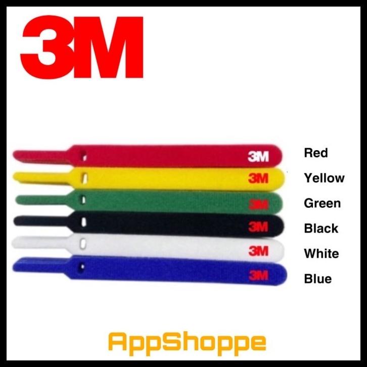 

3M Velcro Cable Tie Organizer Cord Holder Strap Pengikat Kabel