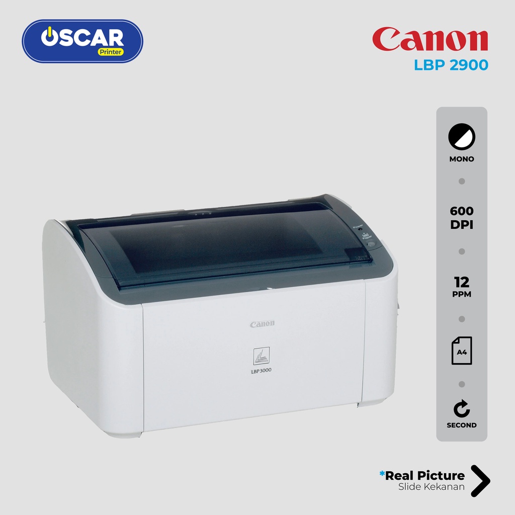Printer Canon LBP-2900 LBP2900 LBP 2900 Mono - Printer Resi Printer A4 hitam putih