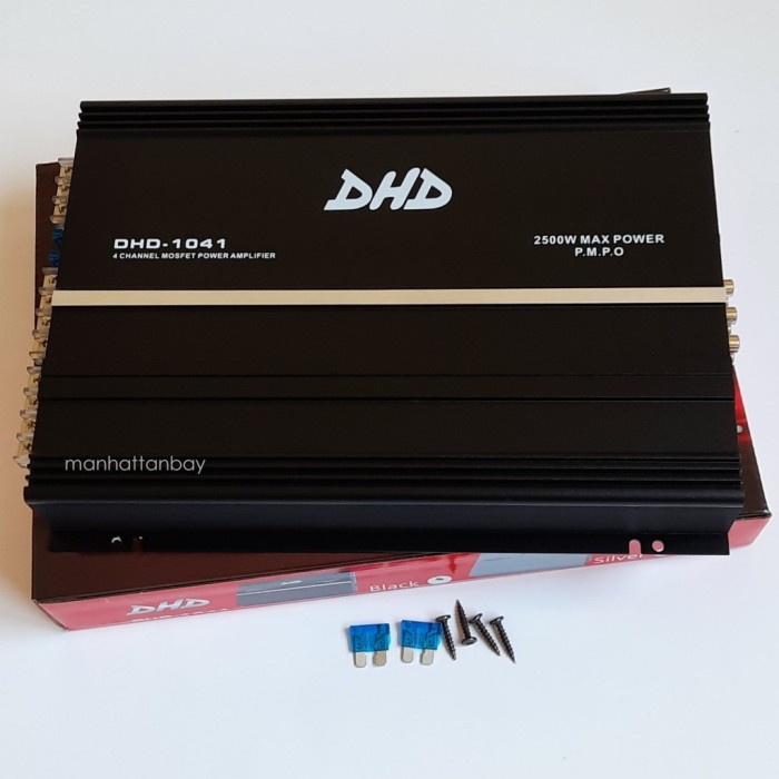 Power Amplifier Mobil DHD-1041 - Hitam