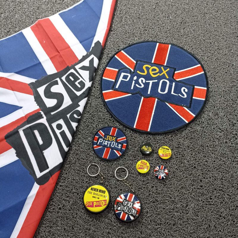 BACKPATCH BORDIR SEX PISTOLS ENGLAND BEST QUALITY TERLARIS