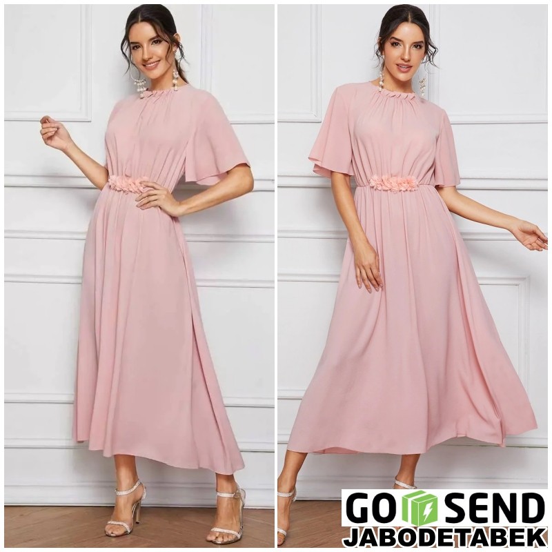 gaun long dress pesta