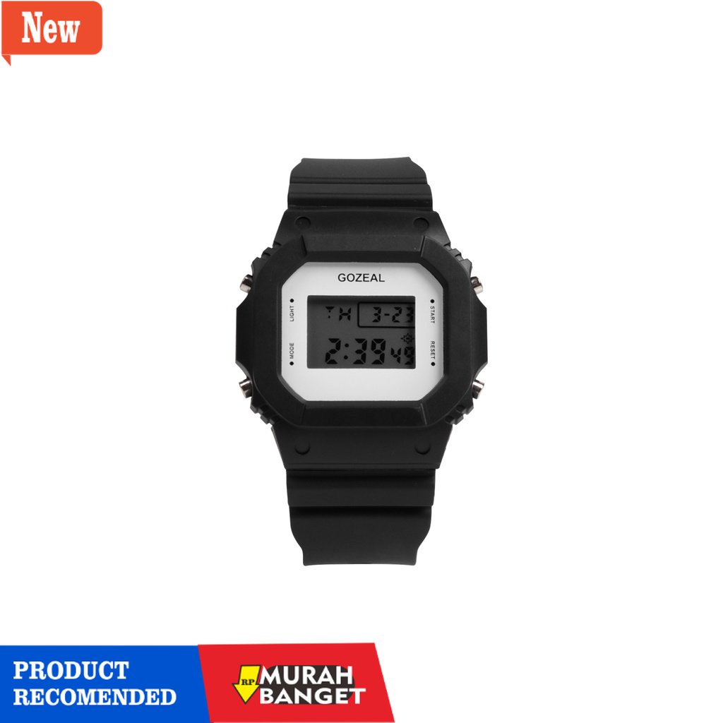 Jam tangan couple terbaik- Gozeal | Digital Watches | BWhite